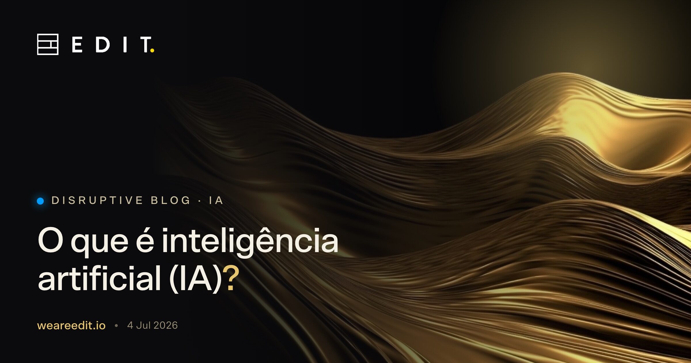 O que é inteligência artificial (IA)?